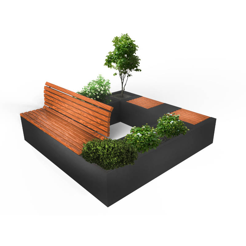 Fasion Design Intelligente Funktionen Professioneller Hersteller Solar Outdoor Smart Bench