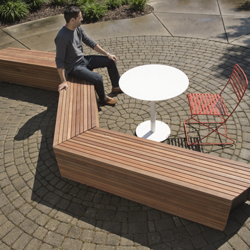 USB-Aufladung Smart Wifi Professional Hersteller Neues Design Outdoor-Möbel Street Bench