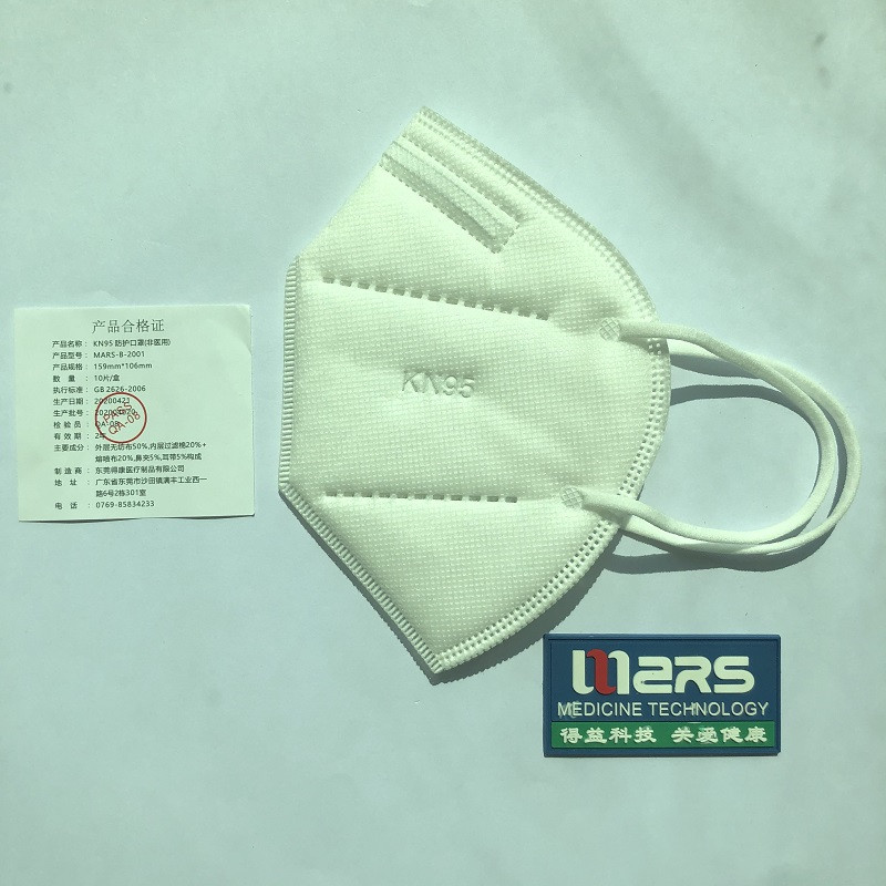 2020 Vlies KN95 Schützende nicht-medizinische, faltbare halbe 5-lagige Gesichtsmaske für den Selbstgebrauch