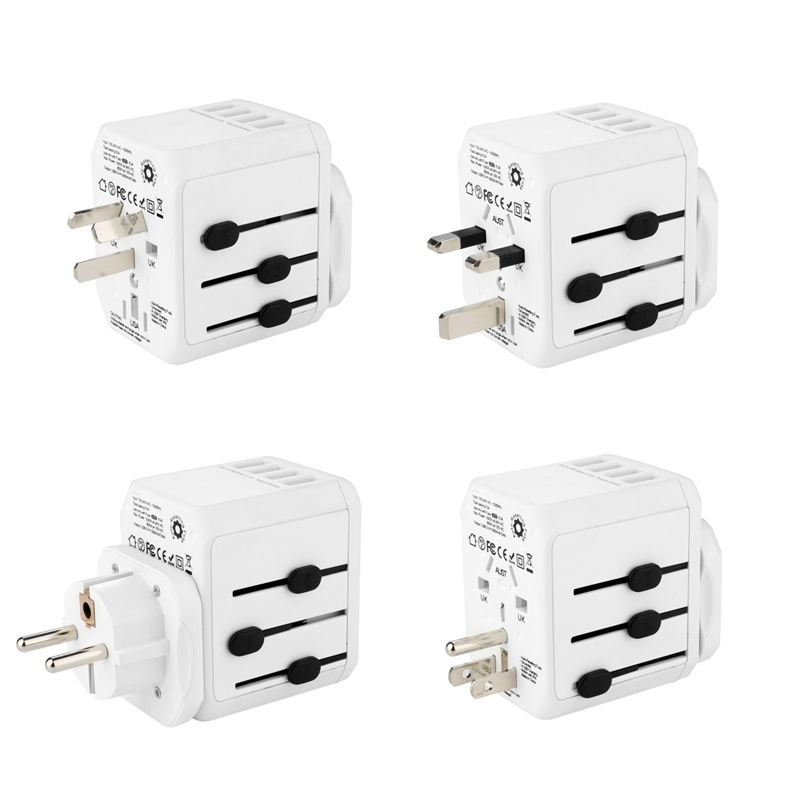 Erding110V-240V weltweite Stecker universeller 4 USB-Anschluss 5V/6A Standard Mehrzweckanschluss