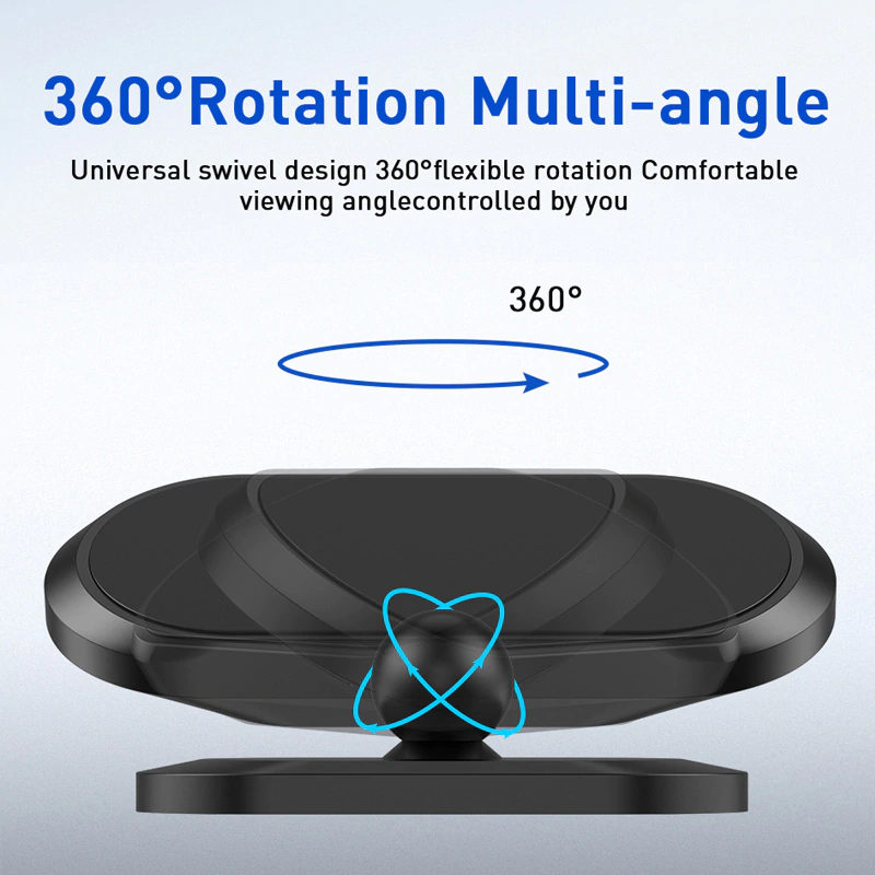 Magnetischer Autotelefonhalter 360 ° Drehung Autohalter Magnet Telefonständer passend 4,0-6,4 Zoll für Samsung, iPhone Telefonständer