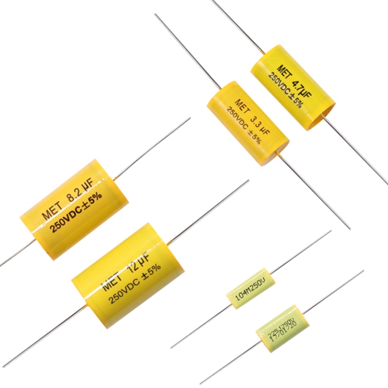 Axial metallisierte Polyesterfolienkondensatoren der Marke CL20 der Serie RUOFEI, hochwertige MET / MKT-Kondensatoren