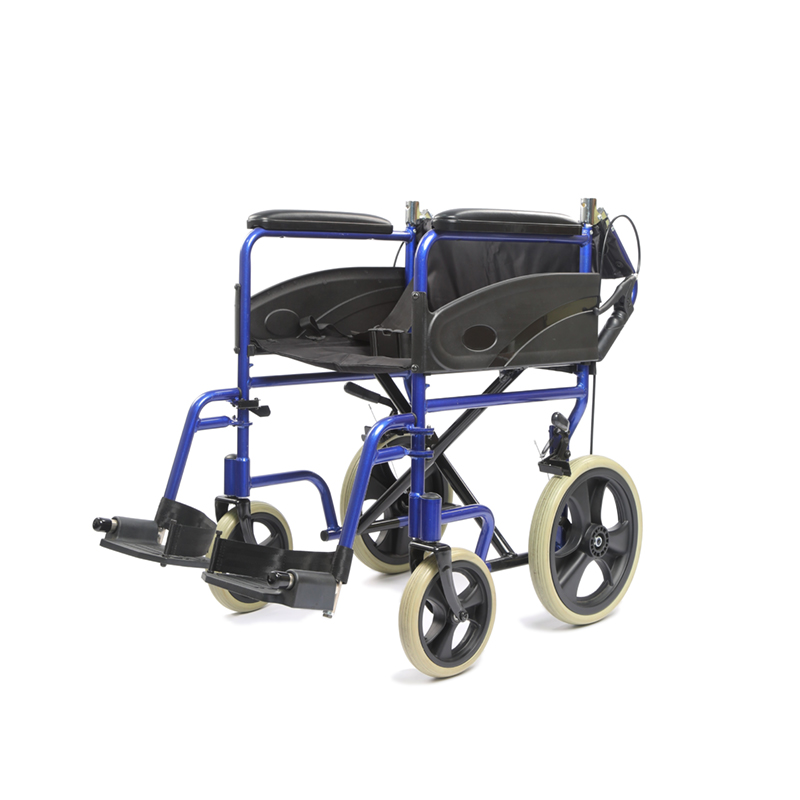 Leichter Transportstuhl, Companion Stuhl mit Falten nach unten, Falten Transit Wheechair