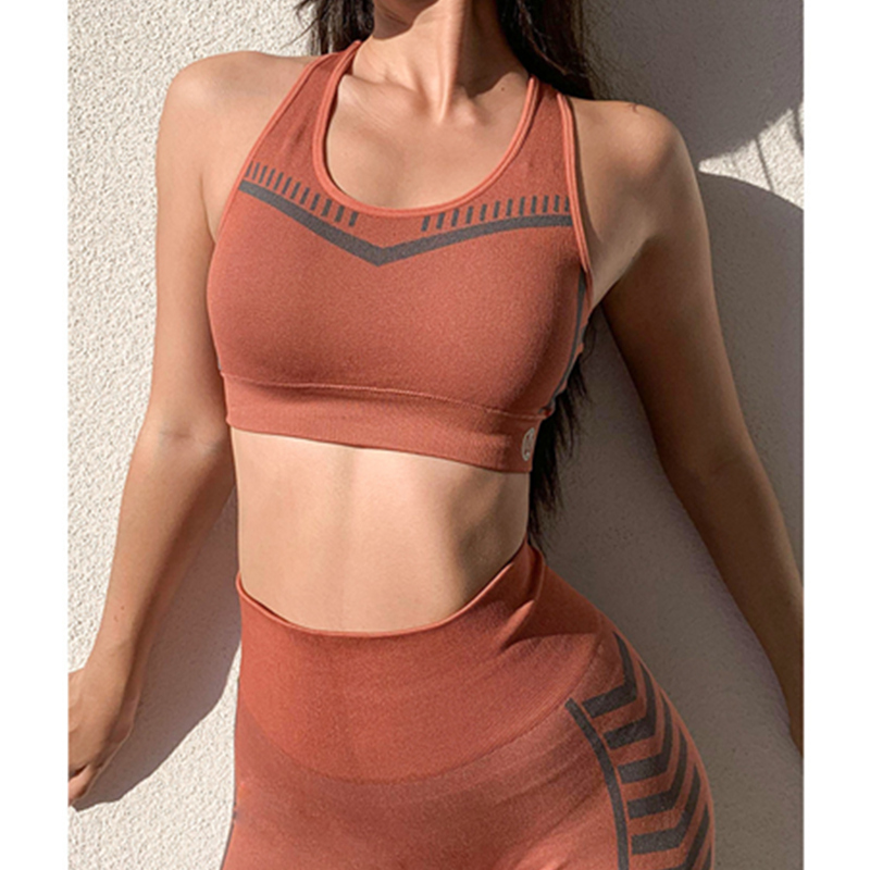 Damen Yoga Weste atmungsaktiver Fitness-Profi-BH Sport-BH Stoßfester Lauf-BH