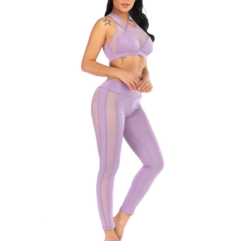 Europa und die USA neuer sexy Mullanzug Cross Shoulder Yoga Anzug für Frauen trainieren Fitness