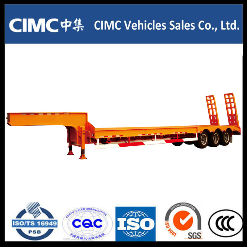 CIMC 3 Achsen 70 Tonnen Tieflader