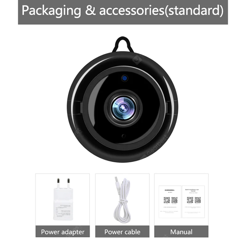 Videoüberwachungskamera Drahtlose Nachtsicht Smart Home Security IP-Kameras Bewegungserkennung - Kamera