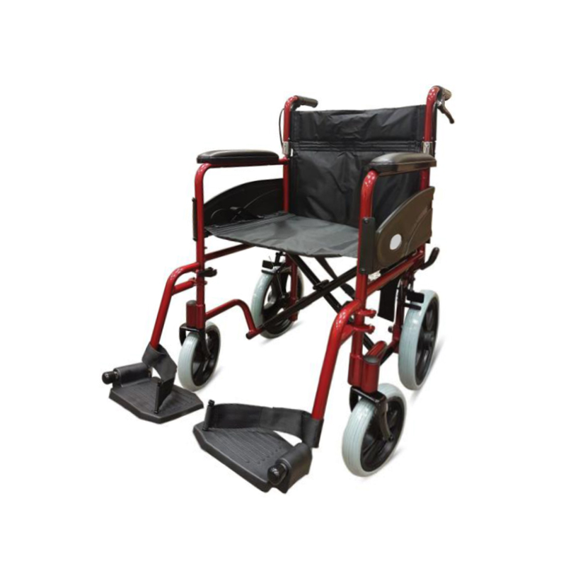 Leichter Transportstuhl, Companion Stuhl mit Falten nach unten, Falten Transit Wheechair