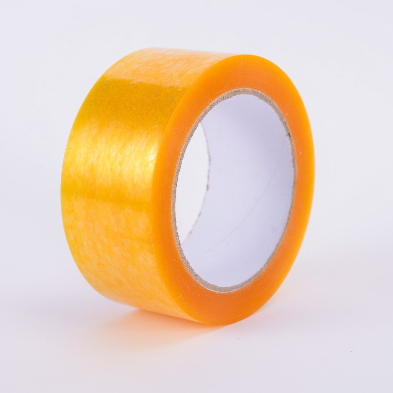 Bopp-Verpackungssiegel hochviskoses gelbes transparentes Klebeband