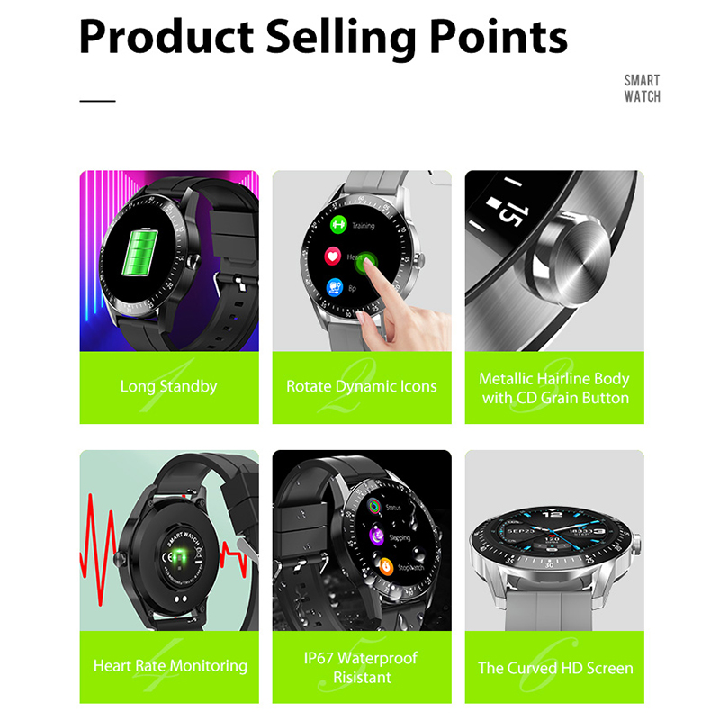 Muliti-funktionale Smart-Uhr S11 Zink-Legierung Material