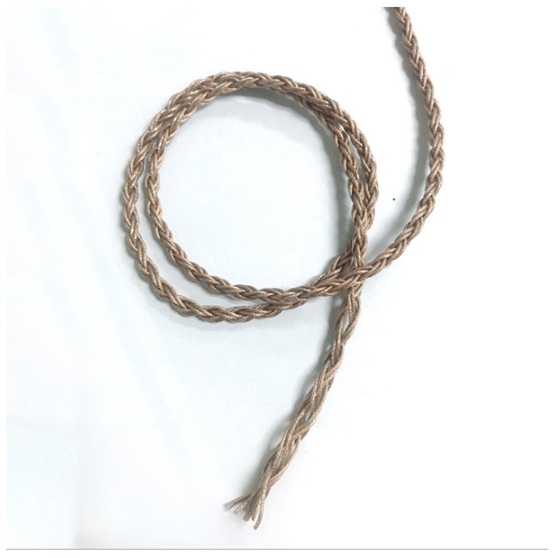 5N-Headset DIY-Kabel Kopfhörerkabel 8-adriges, einkristalliertes, verkupfertes Silberkabel HiFi-Headsetkabel
