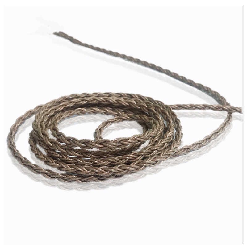5N-Headset DIY-Kabel Kopfhörerkabel 8-adriges, einkristalliertes, verkupfertes Silberkabel HiFi-Headsetkabel
