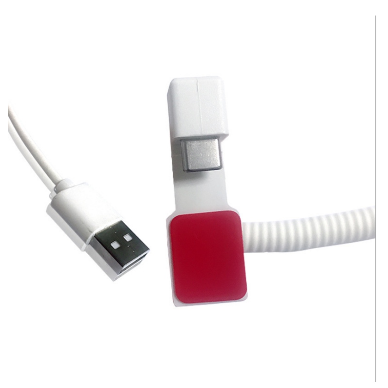 Business Hall Spezial Handy-Alarmdiebstahl Ladekabel Typ-C Android Single Product Display Stretch Federdraht
