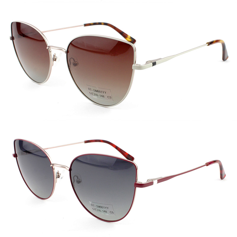 RT-SM001YY 57-18-148 Sonnenbrille Material: Metall & Polarisierte / Nylon Linse