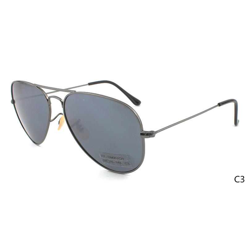 RT-SM007YY 58-16-148 Sonnenbrille Material: Metall & Polarisierte / Nylon Linse
