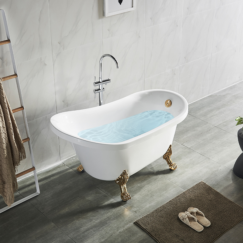 Hochwertige Erwachsene verwendet Einweichen Klassische freistehende Zinklegierung Klauenfuß Acryl Badewanne Badewanne