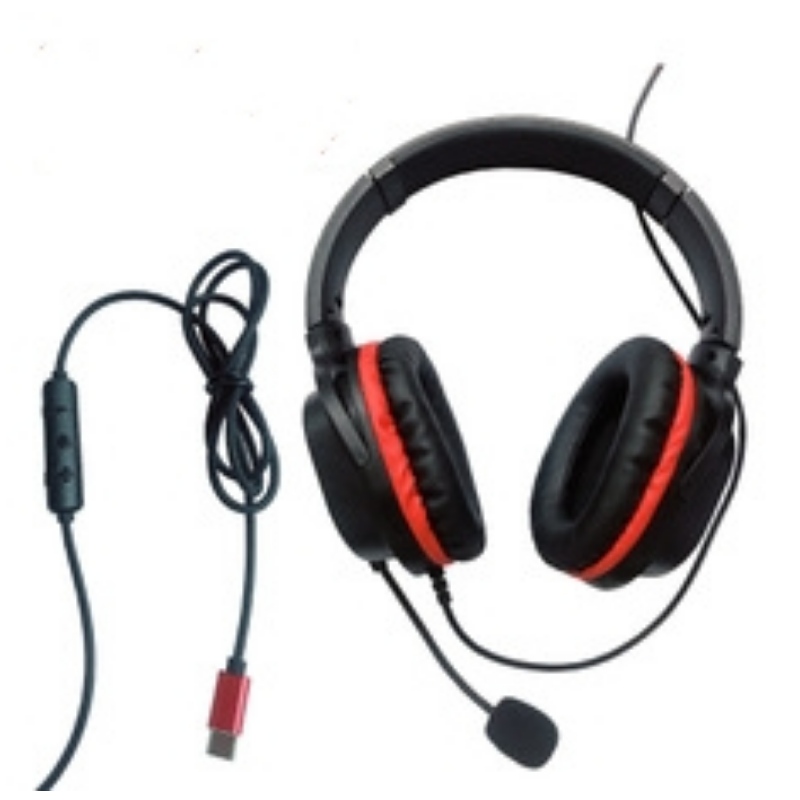 Kundenspezifisches Großhandels-Headset Typ-C-Kopf-Handy-Musikspiel mit Mikrofon-Echtzeitohr und Mikrofon-Headset