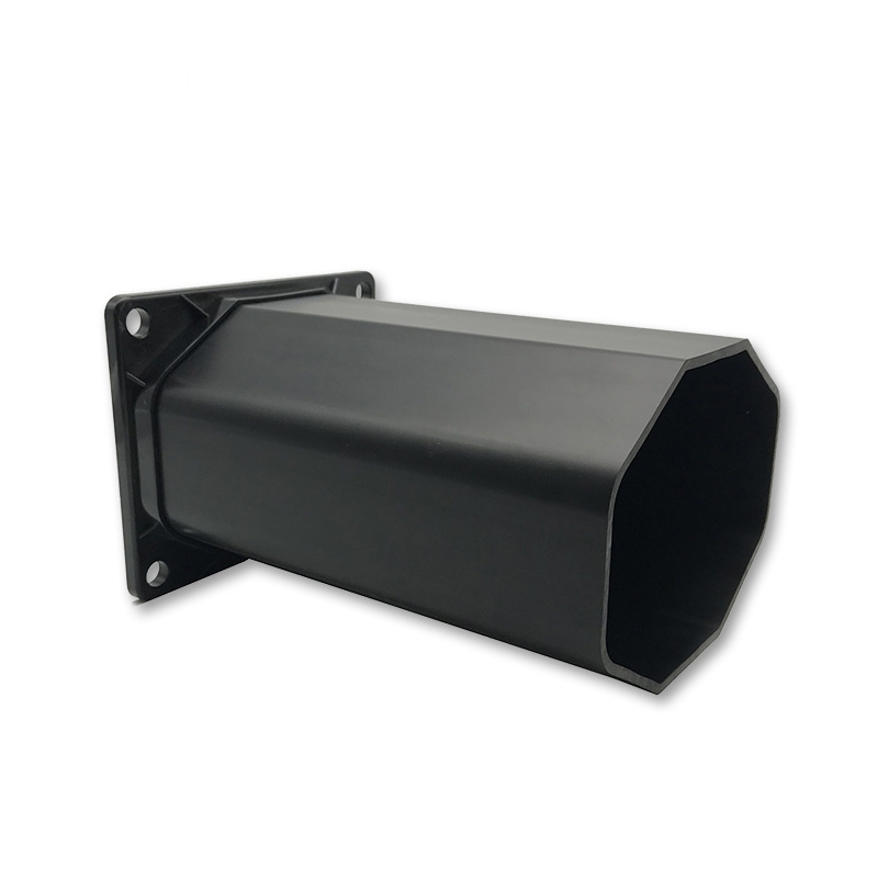 Maßgeschneidertes PVC-Kunststoff-achteckiges Rohr-Zubehörrohr für die Stranddusche