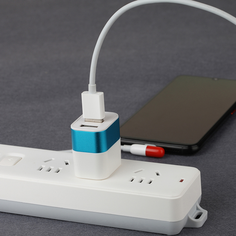 Factory Preis FCC Fast Charge Travel 2 Ports Usb Original portable charger quick cell phone charger For iphone 5 6 7 8 x
