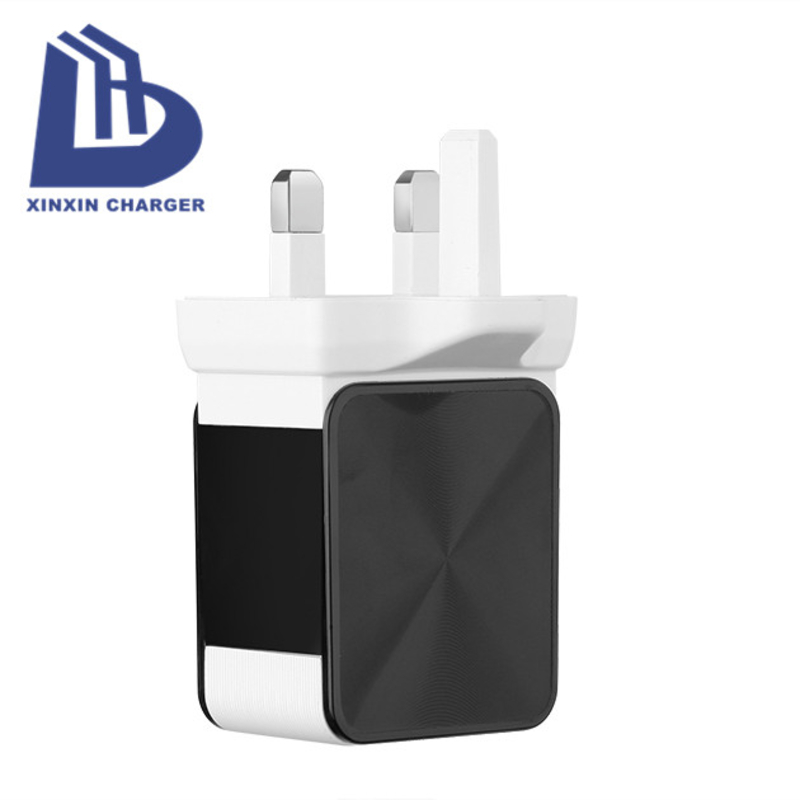 FCC .CE Handy-Schnellladegerät Universaladapter 2 USB-Anschlüsse Reiseladegerät Tragbares Ladegerät Werks-OEM