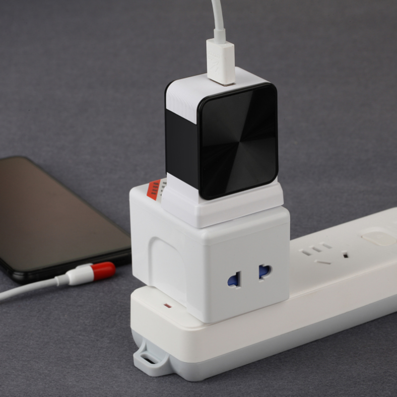 FCC .CE Handy-Schnellladegerät Universaladapter 2 USB-Anschlüsse Reiseladegerät Tragbares Ladegerät Werks-OEM