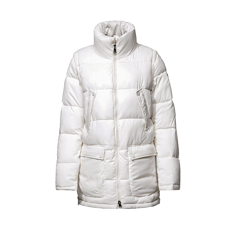 Damen Mi-langer warmer Mantel / Daunenjacke