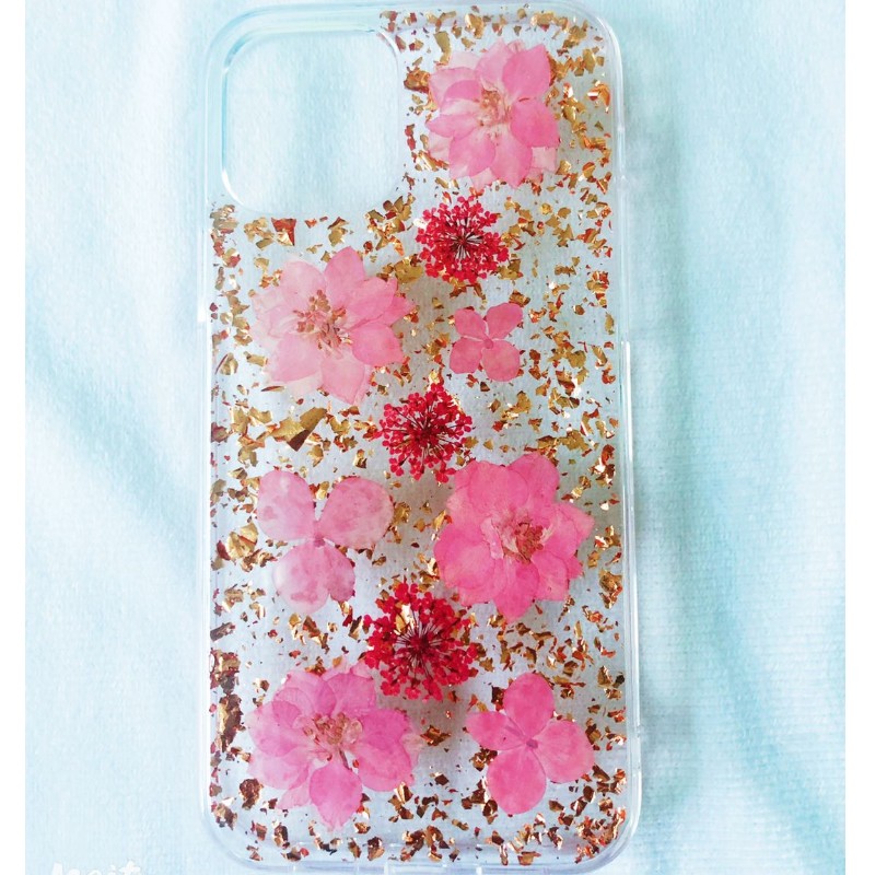 Hersteller Custom Fashion Apple iPhone 11 Pro Max spezielle echte trockene Blume Prägung kleine frische Blume Tropfen Telefon Fall