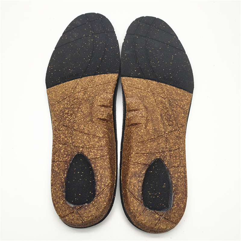 Functional Custom Hitzeformable Anti-Slip Schock absorbieren Fußpflege Kork orthopädische Schuheinlage