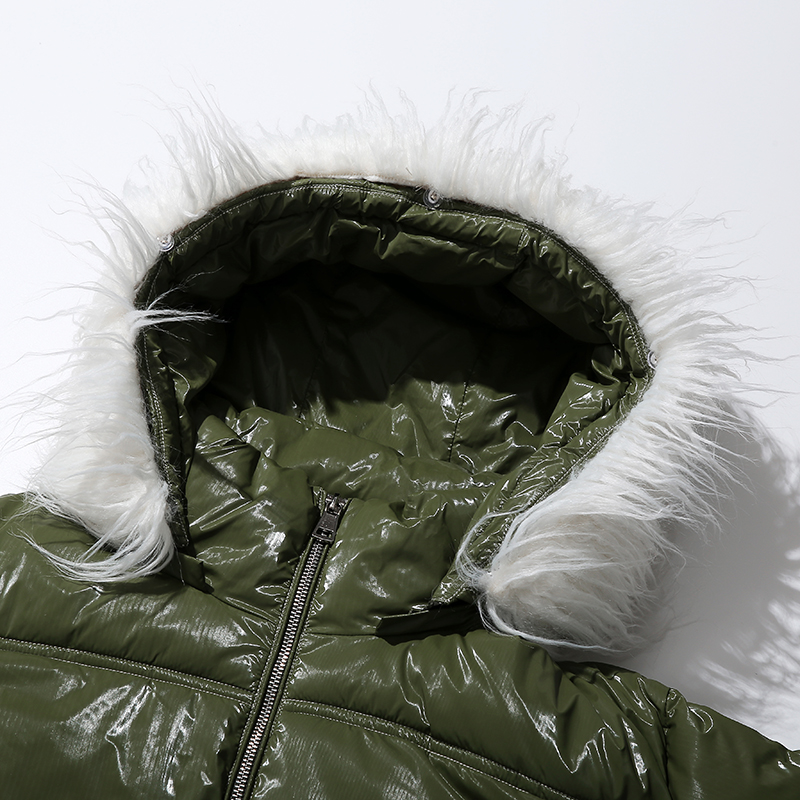 Ladies 'Puff Warm Coat mit abnehmbarer, gepolsterter Kapuzenjacke