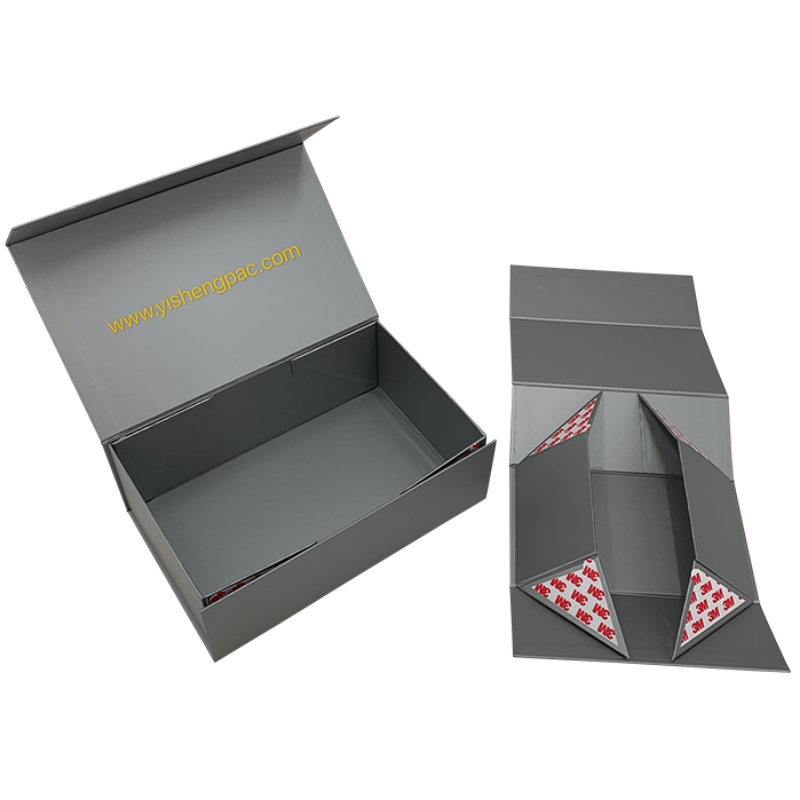 Dark Grey Folding Box Customized Box Geschenkverpackung
