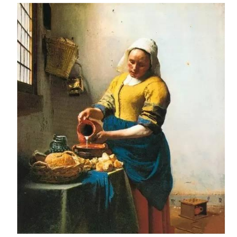 Grußkarte Johannes Vermeer Painting, Einladungskarte mit White Envelopes.Benutzerdefiniertes Design