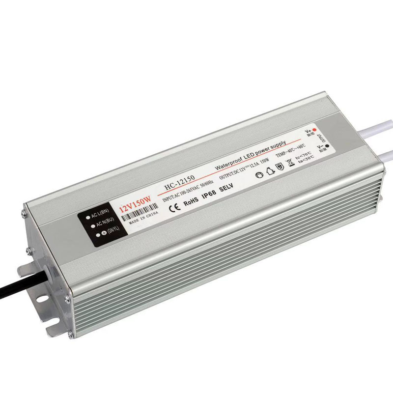 24v 150w stabilisierte Spannung IP68 wasserdicht Unterwasserlampe Stromversorgung Aluminiumgehäuse
