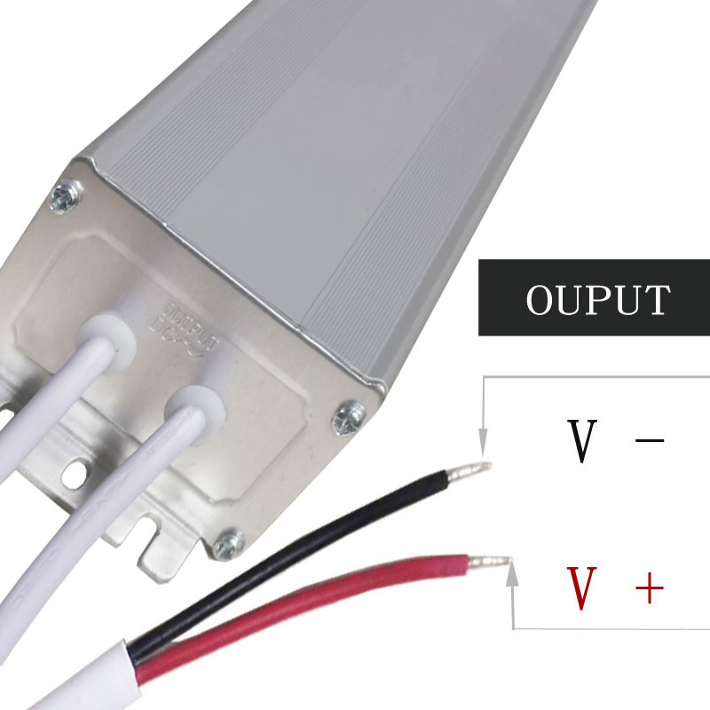 24v 150w stabilisierte Spannung IP68 wasserdicht Unterwasserlampe Stromversorgung Aluminiumgehäuse