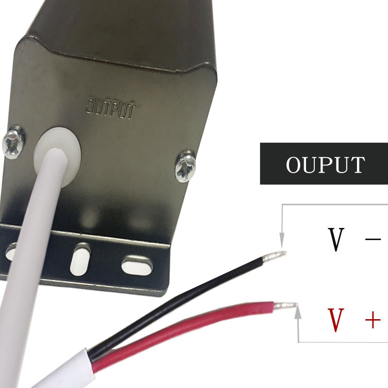 5A-60W-12V konstante Spannung wasserdicht industriell geführt dunkelgary Aluminium Stromversorgung