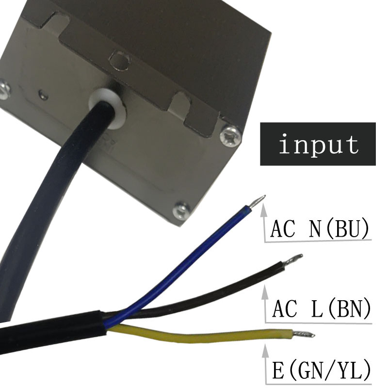 Schwarz grau Aluminium Shell LED-Streifen Leistung 12v120w geregelte Spannung wasserdicht