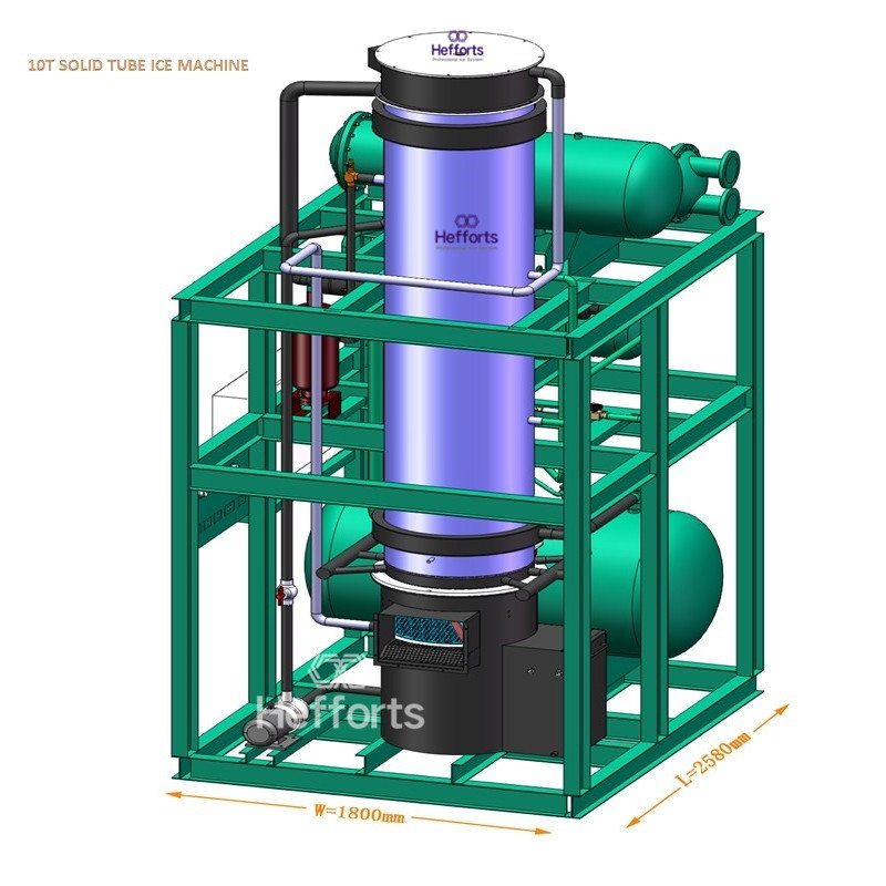 innovative 10Tonnen pro 24h.Eisbohrmaschine für Lebensmittel und Getränke