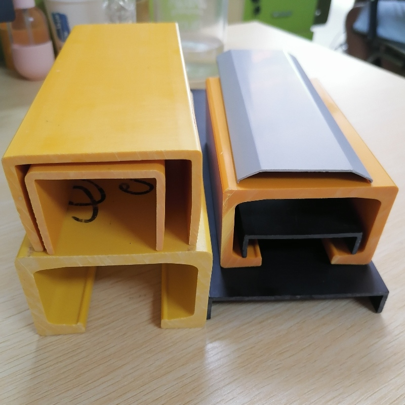 PVC U-Nut PVC „U“ -förmiges Verkleidungsprofil Kunststoffprofil PVC-Kanal