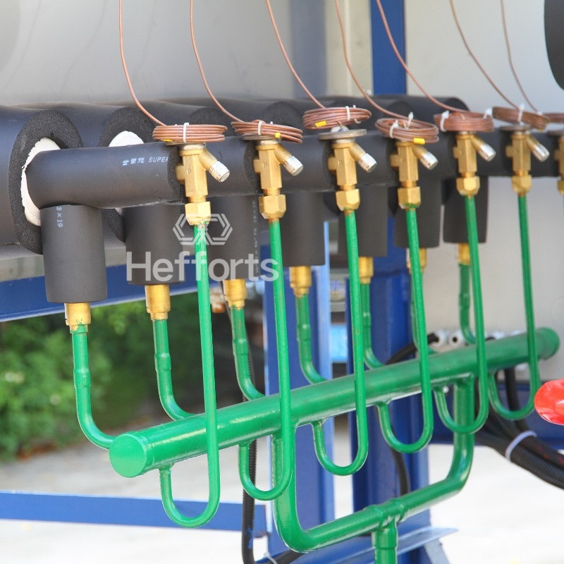 3tons pratical containerizzed luftgekühlte Block Eis machine mit Eisspeicher