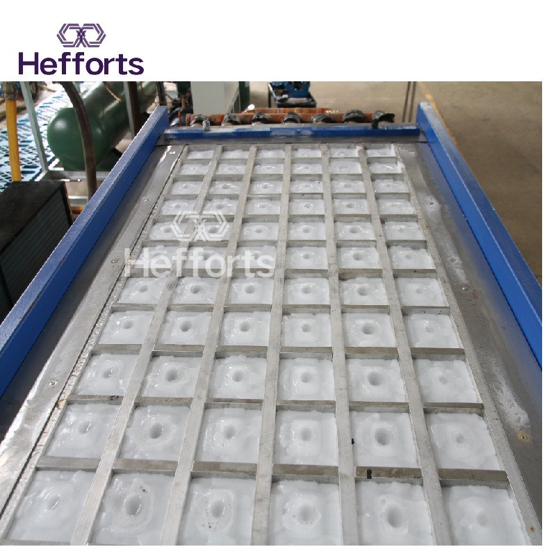 3tons pratical containerizzed luftgekühlte Block Eis machine mit Eisspeicher