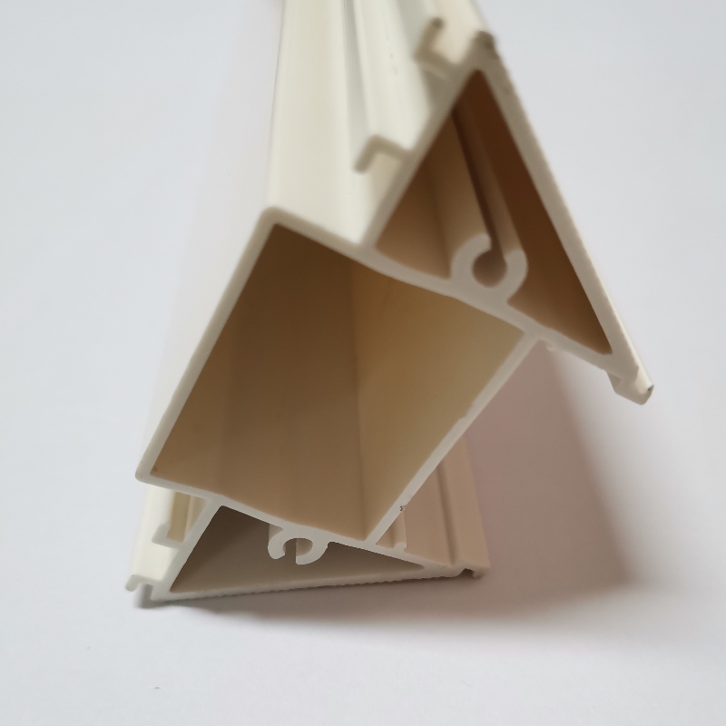 kundenspezifische extrudierte Kunststoff-Profil Extrusion pvc Kunststoff-Abschnitt für die Beleuchtung Schieben von chinesischen Kunststoff-Hersteller