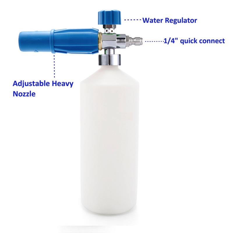 Schaumkanone Schnee Schaum Lanze Hochdruckreiniger Autowaschanlage Schnellverschluss einstellbar 1\/4 \