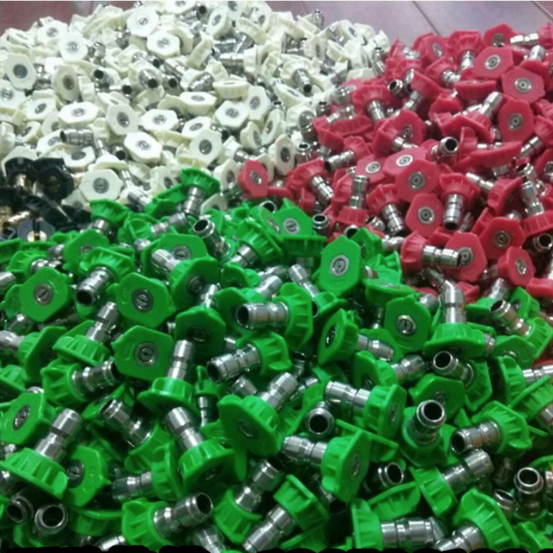 Düsenspitzen der Druckscheibe