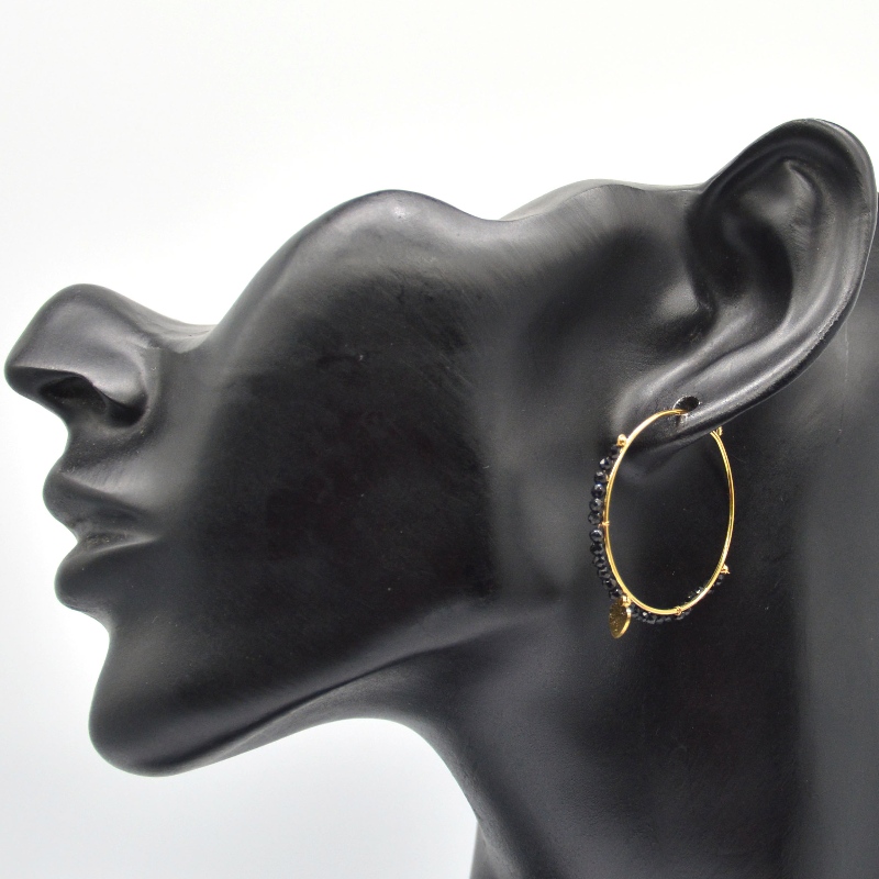 Runde Ohrringe, tragen Perlen, ethnischen Stil, Retro, böhmischen Stil, Kreis Ohrringe, Damen Stil, Stern böhmischen Stil, Anhänger, China Ruifanbao Schmuckverarbeitungsfabrik