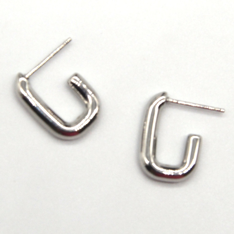 Hypoallergene Buchstabenohrringe Weibliches Modell Mädchen Edelstahl Nickelfreie Geschenke für Freundinnen, Frauen, Töchter und Schwestern, Nichten, China, Schmuckfabrik Ruifanbao