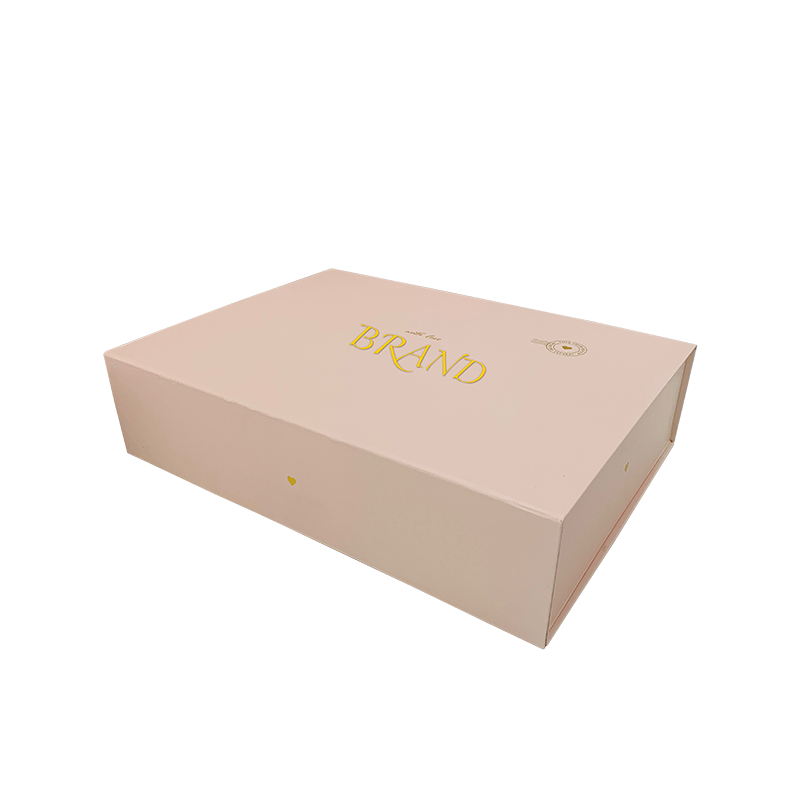 Pink Elegantes Papier Geschenkbox Collapsible Style Custom Box für Kleidung
