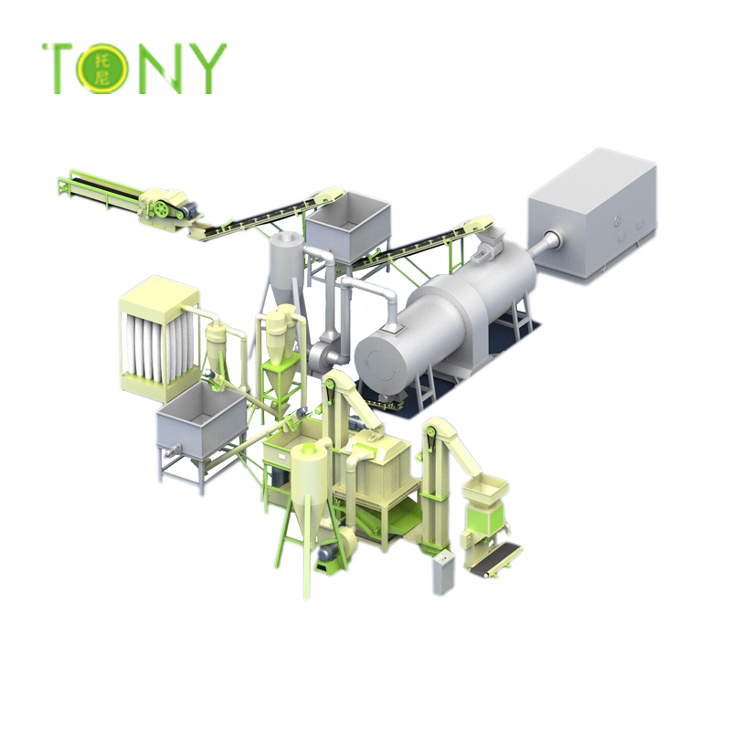Hocheffiziente 8-10 t pro Stunde Pellet-Produktionslinie