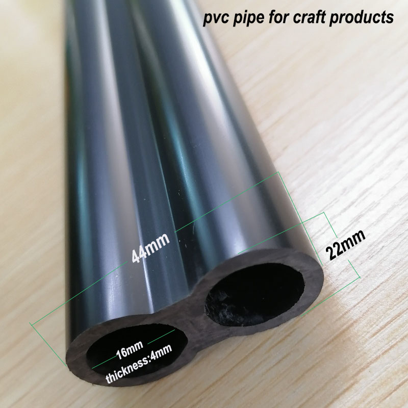 Industrielevel Schwarzes PVC-Rohr für Spielzeug kundenspezifische Kunststoffschläuche für die Handschiene für die Halterung