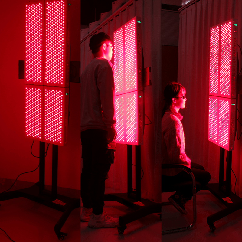 RD1500 + RD1000 Ganzkörper-LED-Lichttherapie-Panel-Geräte mit rotem LED, die in der 660-nm-FDA des Schönheitssalons für Infrarotlicht verwendet werden