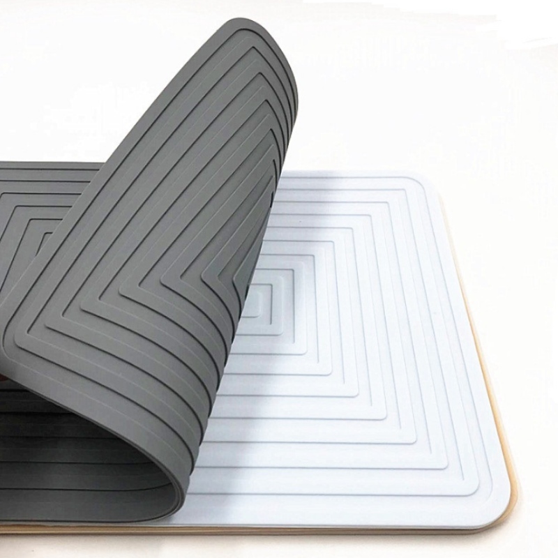 Rechteckige gewellte Topfmatte