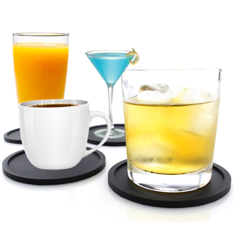 10 runde verdickte Untersetzer